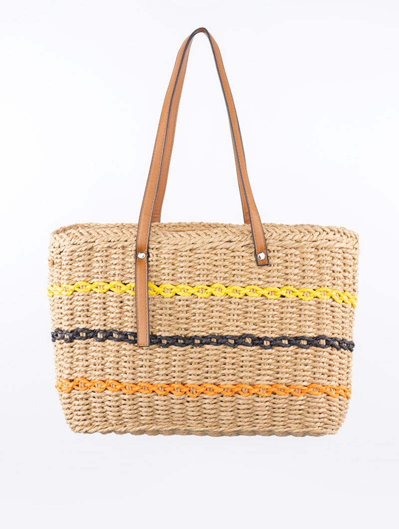 Sac de plage en paille